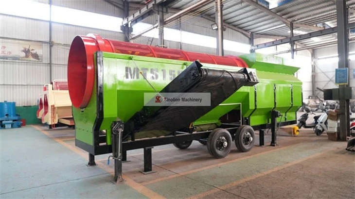 Trommel Screen Compost
